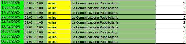 COCM/02 - La Comunicazione Pubblicitaria - Cittadini - 2024/2025